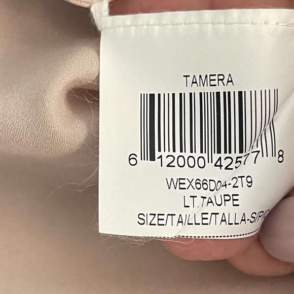 BCBGMaxazria Tamera Cupro Cotton Dress Shirt attached - Picture 8 of 13